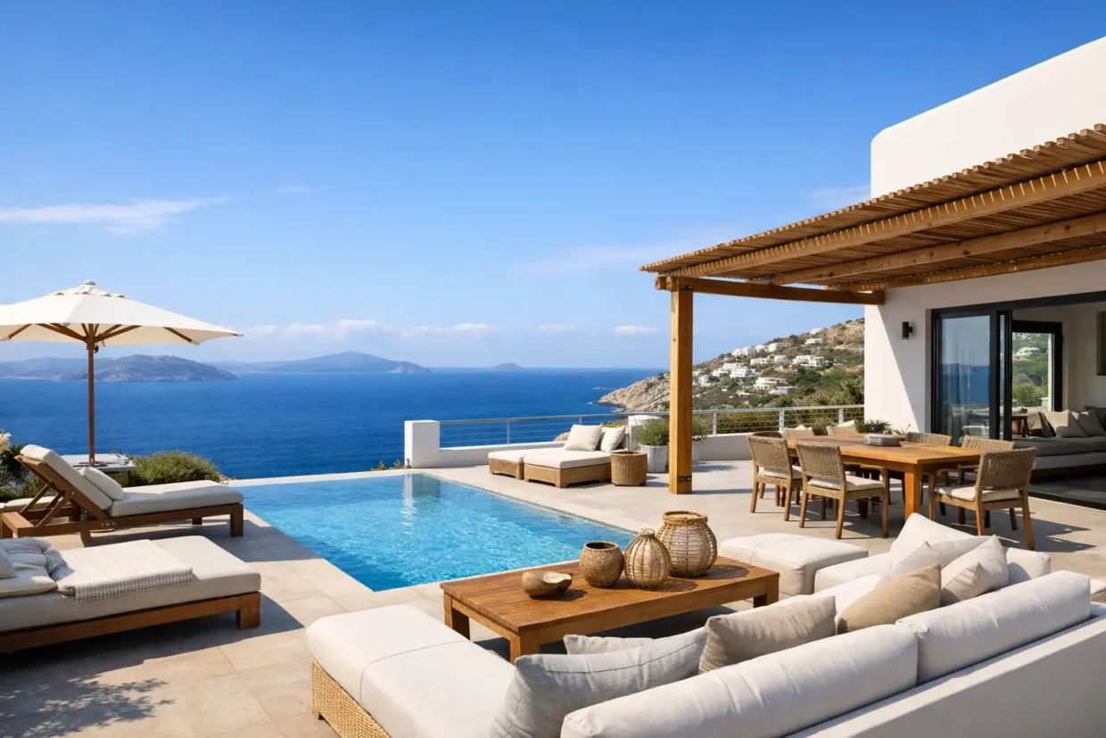 Villa With Large Terrace Greece Stays Worth Booking